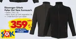 SLAZENGER ERKEK POLAR ÜST TAM FERMUARLI